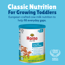Load image into Gallery viewer, Classic nutrition for growing toddlers. European-crafted cow milk nutrition to help fill everyday gaps.
